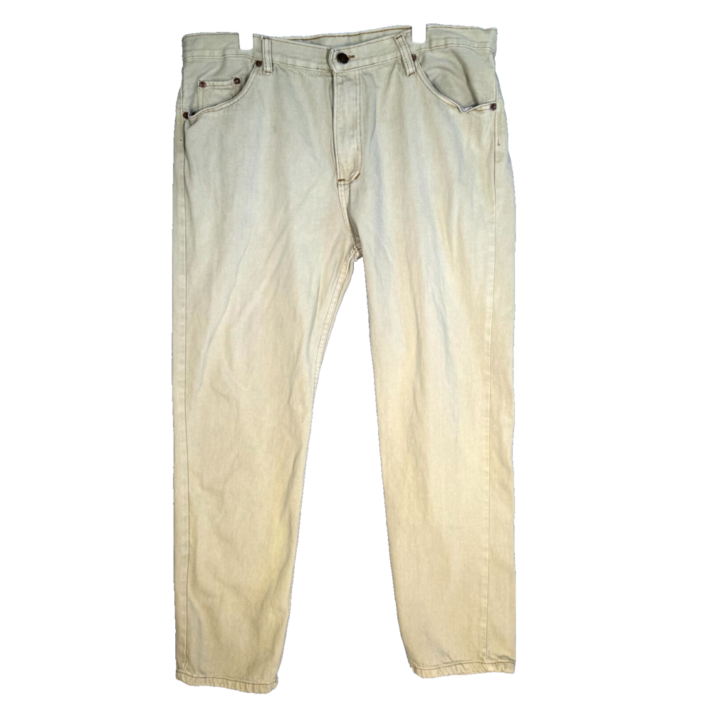 Levi's 501 Men's Jeans 40x32 Beige Denim Original Fit Button Fly Straight Leg